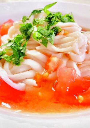 さっぱり♡トマト冷やしうどん♡-レシピのメイン写真