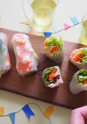 野菜がもりもり食べられる！生春巻き-レシピのメイン写真