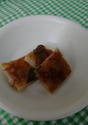 簡単にらチヂミ　給食-レシピのメイン写真