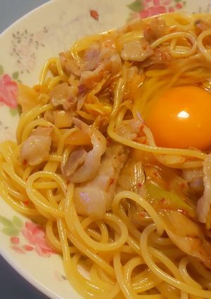 ピリ辛☆豚キムパスタ-レシピのメイン写真