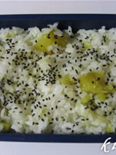 お酒で香りが増す★さつまいもごはん-レシピのメイン写真
