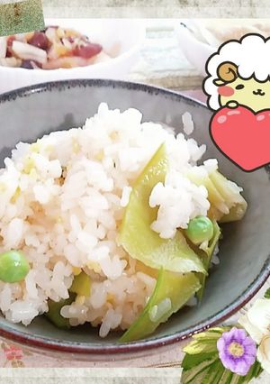 マクロビ☆初夏の混ぜご飯「春の野原」-レシピのメイン写真