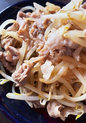 豚コマもやしの味ぽん炒め-レシピのメイン写真