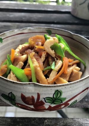 簡単！切り干し大根と鶏肉の甘辛煮-レシピのメイン写真