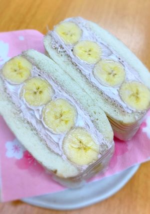 バナナサンド！-レシピのメイン写真