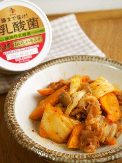 南瓜でまろやか♪豚キムチ♪-レシピのメイン写真