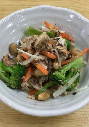 サバ水煮缶と大豆の南蛮漬け-レシピのメイン写真