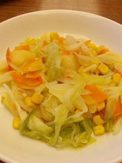春キャベツのコーン煮-レシピのメイン写真