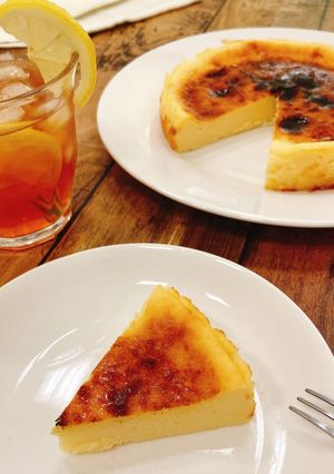 YS簡単チーズフォンデュでチーズケーキ-レシピのメイン写真
