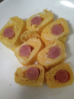 ウインナー巻き玉子焼き-レシピのメイン写真
