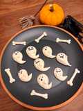 ハロウィンにおばけメレンゲ