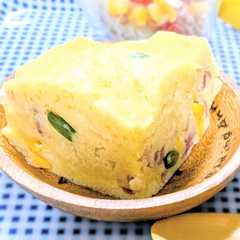 รูปของ レンジで5分簡単蒸しパン