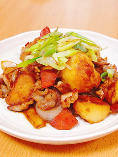 炒めて作る肉じゃがおつまみ-レシピのメイン写真