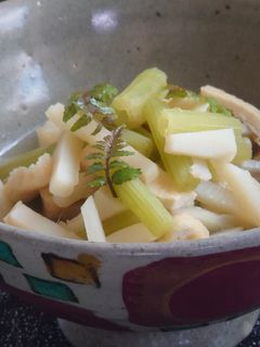 タケノコとフキと揚げの煮浸し-レシピのメイン写真