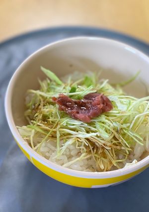 梅バターキャベツご飯-レシピのメイン写真