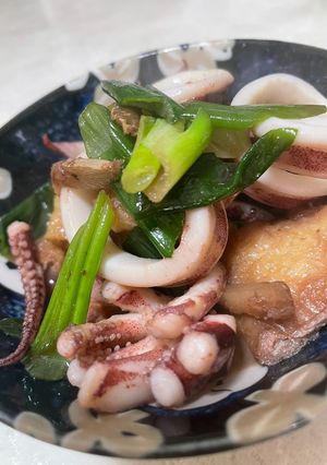 イカと薄揚げ白だし煮-レシピのメイン写真