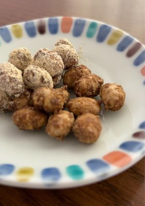 簡単！福豆の黒糖がけ&きな粉がけ-レシピのメイン写真