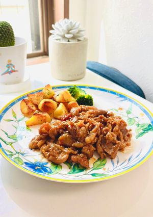 豚コマで作る☆定食屋さん風の焼肉！-レシピのメイン写真