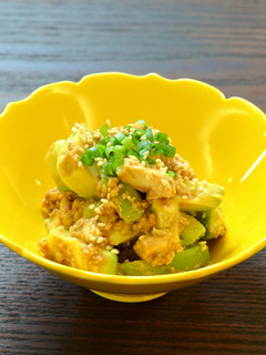 豆腐の江戸甘味噌漬けアボカド白和え-レシピのメイン写真