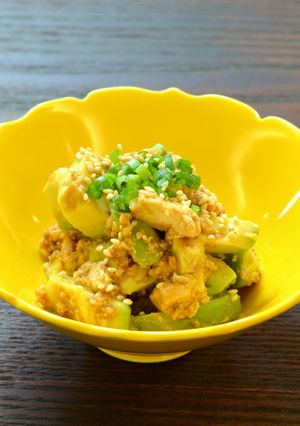 豆腐の江戸甘味噌漬けアボカド白和え-レシピのメイン写真