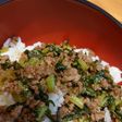 大根の葉っぱとミンチでご飯がすすむ♪
