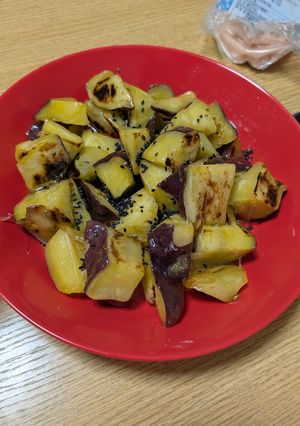 水飴でカリカリ！絶品大学芋の作り方-レシピのメイン写真