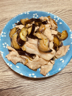 茄子と豚肉のぽん酢炒め-レシピのメイン写真