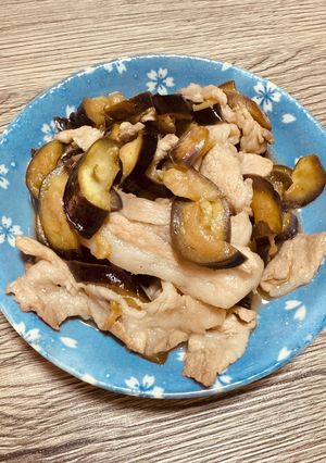 茄子と豚肉のぽん酢炒め-レシピのメイン写真