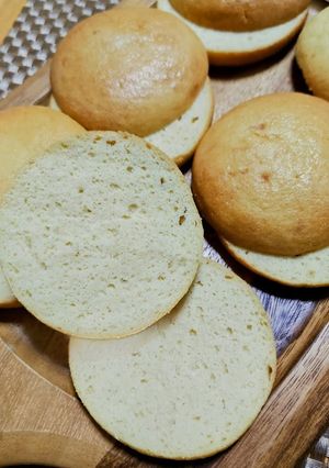 ★低糖質‼ハンバーガー用バンズ焼いたよ♪-レシピのメイン写真