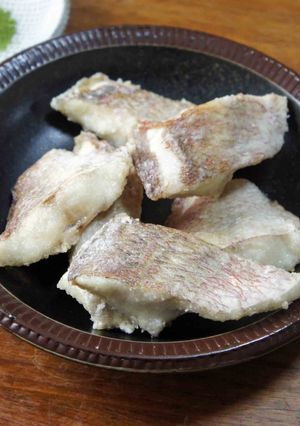 鯛の素揚げ-レシピのメイン写真