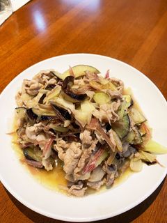 豚とナスとみょうがのさっぱり炒め-レシピのメイン写真