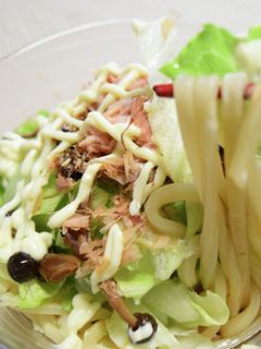 ツナとしめじの和風サラダうどん-レシピのメイン写真