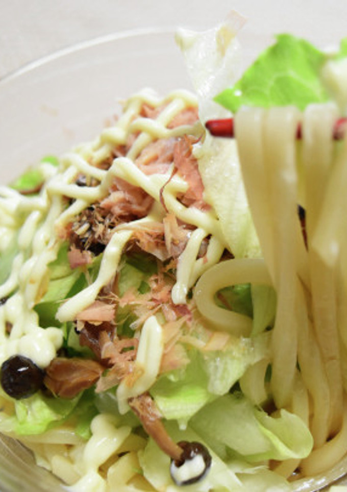 ツナとしめじの和風サラダうどん-レシピのメイン写真