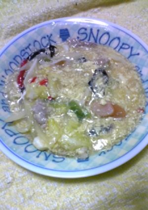 優しい味。ふわふわ卵の中華あん♪-レシピのメイン写真