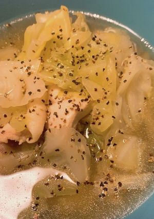 鶏肉とキャベツのうま塩スープ-レシピのメイン写真
