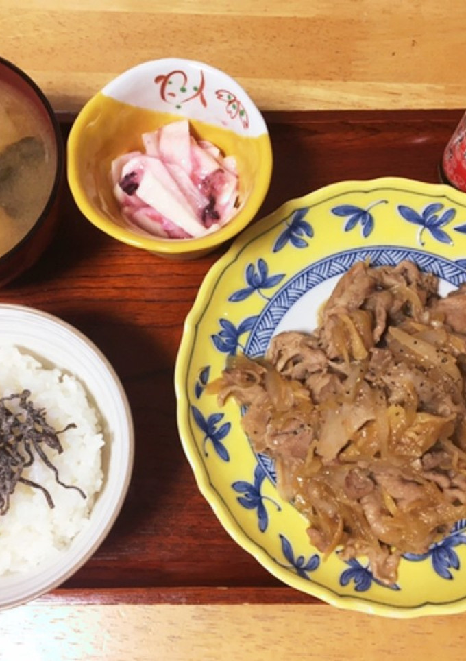 生姜焼き定食-レシピのメイン写真