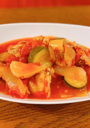 【簡単】ゴロゴロ夏野菜のラタトゥイユ風-レシピのメイン写真