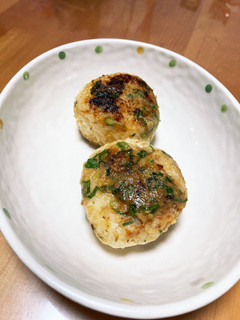 ネギ味噌焼きおにぎり-レシピのメイン写真