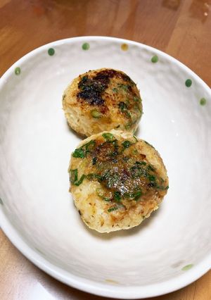 ネギ味噌焼きおにぎり-レシピのメイン写真