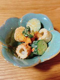 きゅうりとちくわのキムマヨ和え-レシピのメイン写真