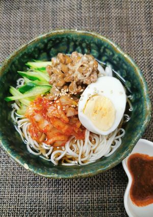 和韓折衷！韓国風そうめんジャンチグッス-レシピのメイン写真