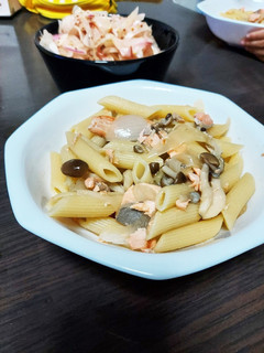 鮭ときのこの和風パスタ-レシピのメイン写真