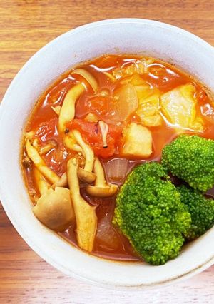 野菜たっぷりミネストローネ-レシピのメイン写真