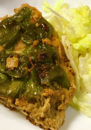 ずぼら！肉詰めならぬ肉のピーマン詰め！-レシピのメイン写真