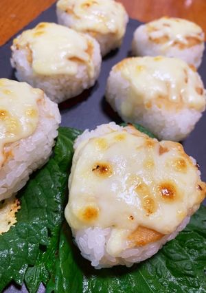 　残ったご飯と味噌とチーズ！焼きおにぎり-レシピのメイン写真