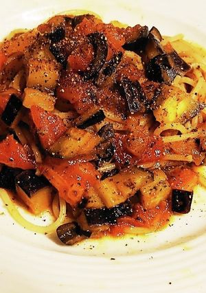 マジョラム風味のフレッシュトマトパスタ-レシピのメイン写真
