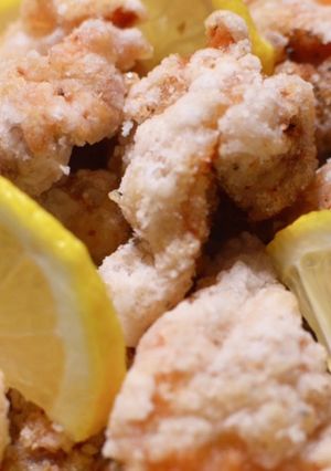 カリカリサクサク♡鶏もも肉塩レモン唐揚げ-レシピのメイン写真