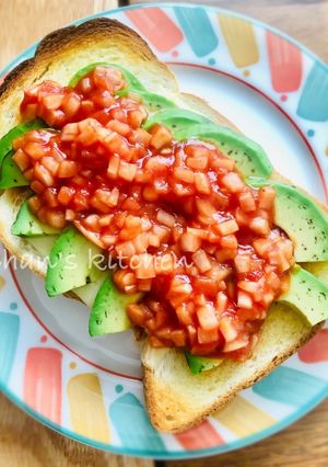 サルサで♬メキシカンなアボカドトースト-レシピのメイン写真