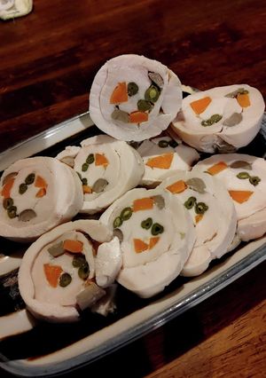 胸肉を塩麹で柔らかな野菜巻きに-レシピのメイン写真