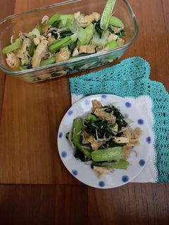 小松菜油揚げじゃこいため-レシピのメイン写真